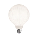 Filament Globe lyskilde GLOBE G125 WHITE LAMPION V3 rillet G125 mat E27 4,3W 400lm 3000K CRI >80 d�mpbar