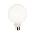 Filament Globe lyskilde GLOBE G125 WHITE LAMPION V4 glat G125 mat E27 4,3W 400lm 3000K CRI >80 d�mpbar