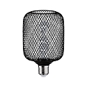 Paulmann LED gl�delyskilde METALLIC GLOW CYLINDER HELIX omskiftelig E27 3,5W 110lm 1800K CRI >80 