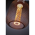 Paulmann LED gl�delyskilde METALLIC GLOW CYLINDER SPIRAL omskiftelig E27 4,2W 200lm 1800K CRI >80 