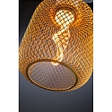 Paulmann LED gl�delyskilde METALLIC GLOW CYLINDER HELIX omskiftelig E27 3,5W 130lm 1800K CRI >80 