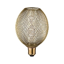 Paulmann LED gl�delyskilde METALLIC GLOW GLOBE HELIX omskiftelig E27 3,5W 130lm 1800K CRI >80 