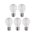 Paulmann LED lyskilde p�re form s�t med 5 E27 7W 806lm 2700K CRI 80-89