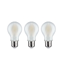 Paulmann LED lyskilde p�re form s�t med 3 E27 9W 1055lm 4000K CRI 80-89