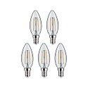 Paulmann Gl�dep�re kerteformet s�t med 5 E14 5W 470lm 2700K CRI 80-89