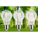Paulmann Gl�dep�re standard ECO-LINE AGL s�t med 3, omskiftelig A60 klar E27 3x 4W 840lm 3000K 360� CRI >80  klar