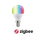 Paulmann WIFI LED Smart lyskilde RGBW ZigBee styrbar E14 5W 470lm 2200-6500K CRI 80-89 d�mpbar