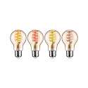 Paulmann WIFI LED Smart lyskilde RGBW ZigBee styrbar E27 6,3W 470lm 2200-6500K CRI 80-89 d�mpbar