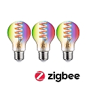 Paulmann WIFI LED Smart lyskilde RGBW ZigBee styrbar E27 6,3W 470lm 2200-6500K CRI 80-89 d�mpbar