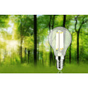 Paulmann Gl�dep�re dr�beformet ECO-LINE DROP omskiftelig P45 klar E14 2,5W 525lm 4000K 360� CRI >80  klar