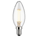 Gl�dep�re kerteformet ECO-LINE CANDLE omskiftelig P45 klar E14 4W 840lm 3000K 360� CRI >80  klar