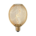 LED gl�delyskilde METALLIC GLOW GLOBE  3-STEP DIM E27 4W 180lm 1800K CRI >80 d�mpbar