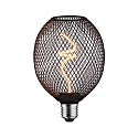 LED gl�delyskilde METALLIC GLOW GLOBE  3-STEP DIM E27 4W 160lm 1800K CRI >80 d�mpbar