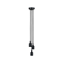 Paulmann Pendant luminaire NEORDIC KETIL, 3 flames, 3x E27 max. 20W, black