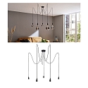 Pendel NEORDIC KETIL 5-flammer E27 IP20, sort d�mpbar
