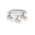 Paulmann Paulmann Spot Zyli 3-flammer rondelle hvid/chrom, ekskl. lyskilde, maks. 10W GU10