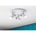 Paulmann Paulmann Spot Zyli 3-flammer rondelle hvid/chrom, ekskl. lyskilde, maks. 10W GU10