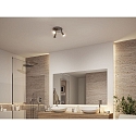 Paulmann ceiling luminaire CAROLINA 3 flames GU10 IP44, chrome 