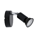 Paulmann spot CAROLINA 1 flame GU10 IP44, anthracite, chrome dimmable