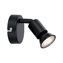 Paulmann Spot CAROLINA 1-flamme GU10, sort mat d�mpbar