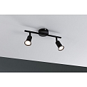Paulmann Spot CAROLINA 2-flammer GU10, sort mat d�mpbar