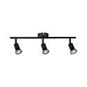 Paulmann Spot CAROLINA 3-flammer GU10, sort mat d�mpbar