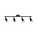 Paulmann Spot CAROLINA 4-flammer GU10, sort mat d�mpbar