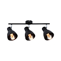 Paulmann Spot DAVY 3-flammer E27, chrom, sort mat d�mpbar