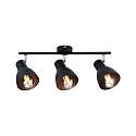 Paulmann Spot DAVY 3-flammer E27, chrom, sort mat d�mpbar