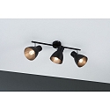 Paulmann Spot DAVY 3-flammer E27, chrom, sort mat d�mpbar