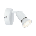 Paulmann Spot CAROLINA 1-flamme GU10, hvid mat d�mpbar