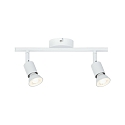 Paulmann Spot CAROLINA 2-flammer GU10, hvid mat d�mpbar