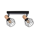 Paulmann Spot LANKA 2-flammer E14, sort d�mpbar