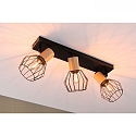 Paulmann Spot LANKA 3-flammer E14, sort d�mpbar