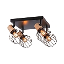 Paulmann Spot LANKA 4-flammer E14, sort d�mpbar