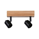Spot ARVID 2-flammer E27, sort d�mpbar