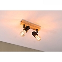 Paulmann Spot ARVID 2-flammer E27, sort d�mpbar