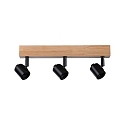 Spot ARVID 3-flammer E27, sort d�mpbar