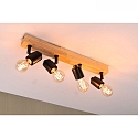 Paulmann Spot ARVID 4-flammer E27, sort d�mpbar