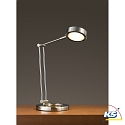 Paulmann LED Table lamp ZED LED Desk lamp, 6,7W, 230/12V, brushed iron