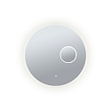Spejl med belysning MIRRA LED � 60CM . INK. 3X ZOOM rund, med kosmetikspejl IP44, hvid d�mpbar
