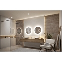 Paulmann Spejl med belysning MIRRA LED � 60CM . INK. 3X ZOOM rund, med kosmetikspejl IP44, hvid d�mpbar
