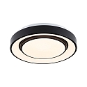 Paulmann V�g- og Loftlampe RAINBOW DYNAMIC lille, tunable white, RGB IP20, sort, hvid d�mpbar