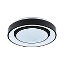 Paulmann V�g- og Loftlampe RAINBOW DYNAMIC lille, tunable white, RGB IP20, sort, hvid d�mpbar