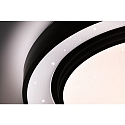 V�g- og Loftlampe RAINBOW DYNAMIC stor, tunable white, RGB IP20, sort, hvid d�mpbar