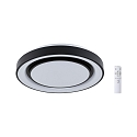 V�g- og Loftlampe RAINBOW DYNAMIC stor, tunable white, RGB IP20, sort, hvid d�mpbar