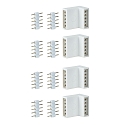 Paulmann Tilbeh�r til MAX LED STRIPE Hj�rne tilslutning, s�t af 4, hvid, inkl. 8 Stikforbindelse