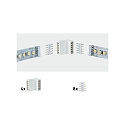 Paulmann Tilbeh�r til MAX LED STRIPE Hj�rne tilslutning, s�t af 4, hvid, inkl. 8 Stikforbindelse