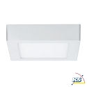 Paulmann LED Ceiling luminaire LUNAR LED Wall luminaire, 170x170mm, 11,1W, 230V, white matt