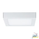 Paulmann LED Ceiling luminaire LUNAR LED Wall luminaire, 225x225mm, 15,4W, 230V, white matt